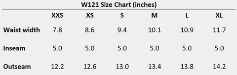 W121 - CURVE BIKER SHORTS