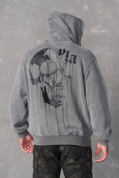 551 - DRIPPY SKULL HOODIE