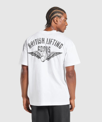 BRITISH LIFTING GOODS GRAPHIC T-SHIRT