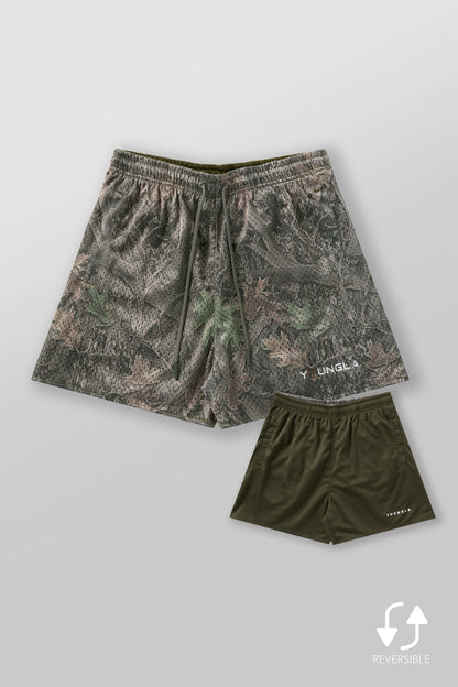 1117 - TREE CAMO MESH SHORTS