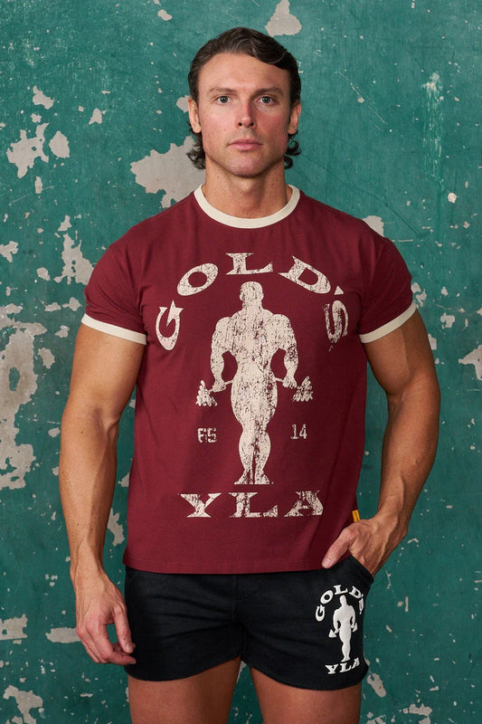 4009 - GOLDS GYM RINGER TEES