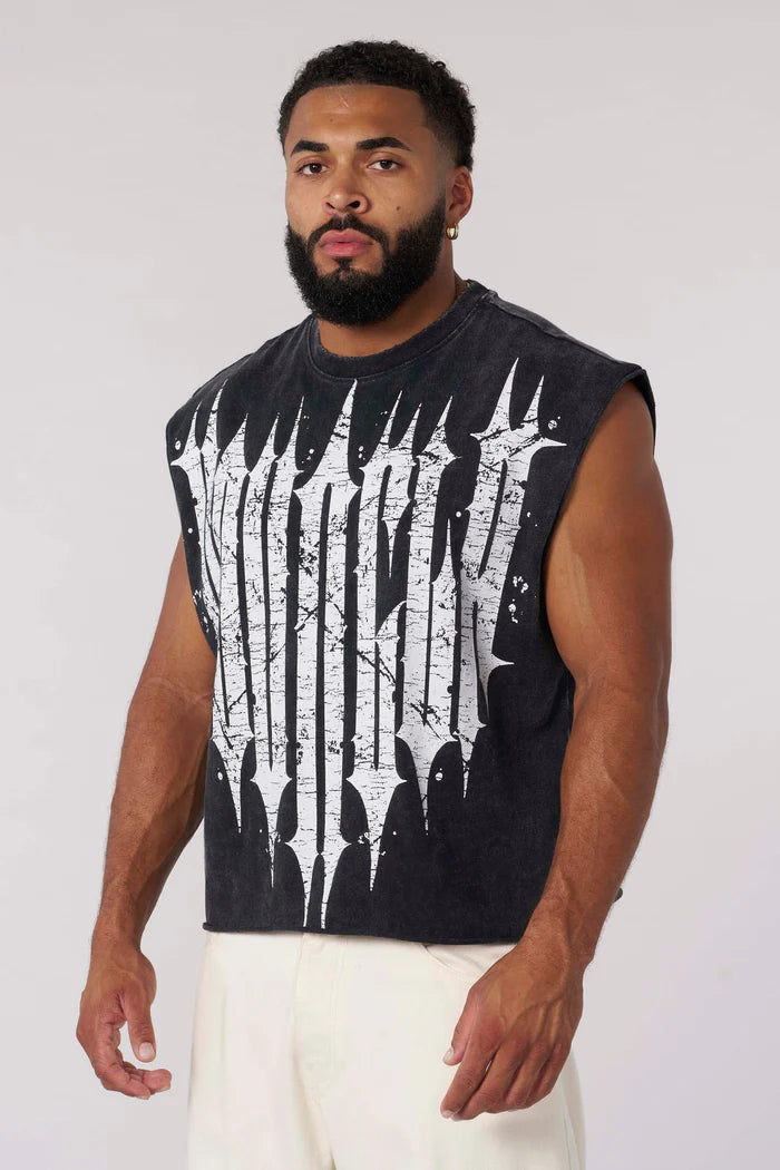 3021 - REVENGE CROP CUT-OFFS