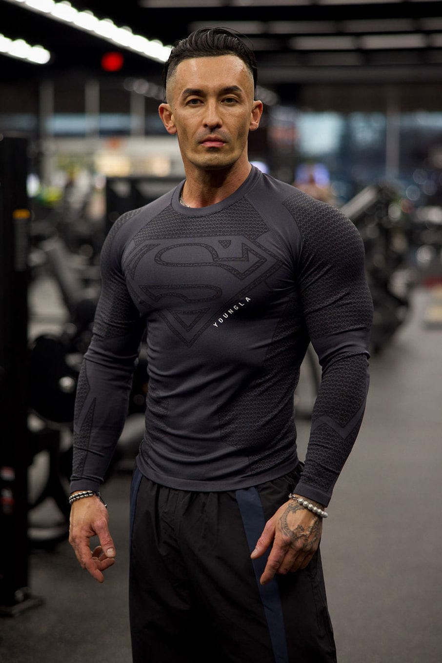 8066 - SUPERMAN COMPRESSION LONGSLEEVES