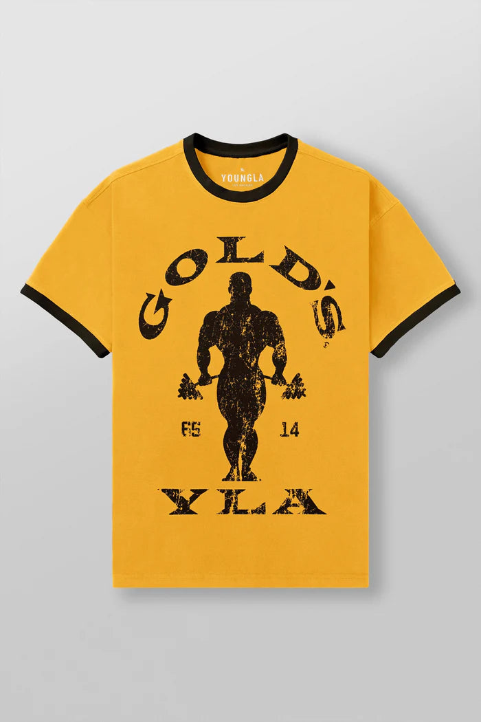 4009 - GOLDS GYM RINGER TEES