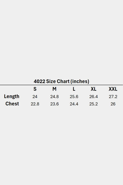 4022 - COTTON MESH TEES