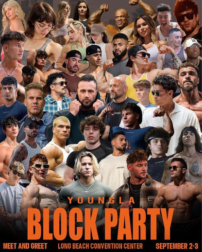 428 - YOUNGLA CALIFORNIA BLOCK PARTY T-SHIRT