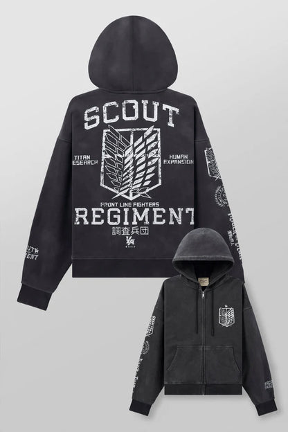 5138 - AOT© X YLA ZIP-UP HOODIES