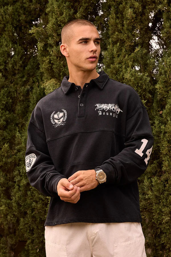 8045 - POLO CLUB OVERSIZED LONGSLEEVES