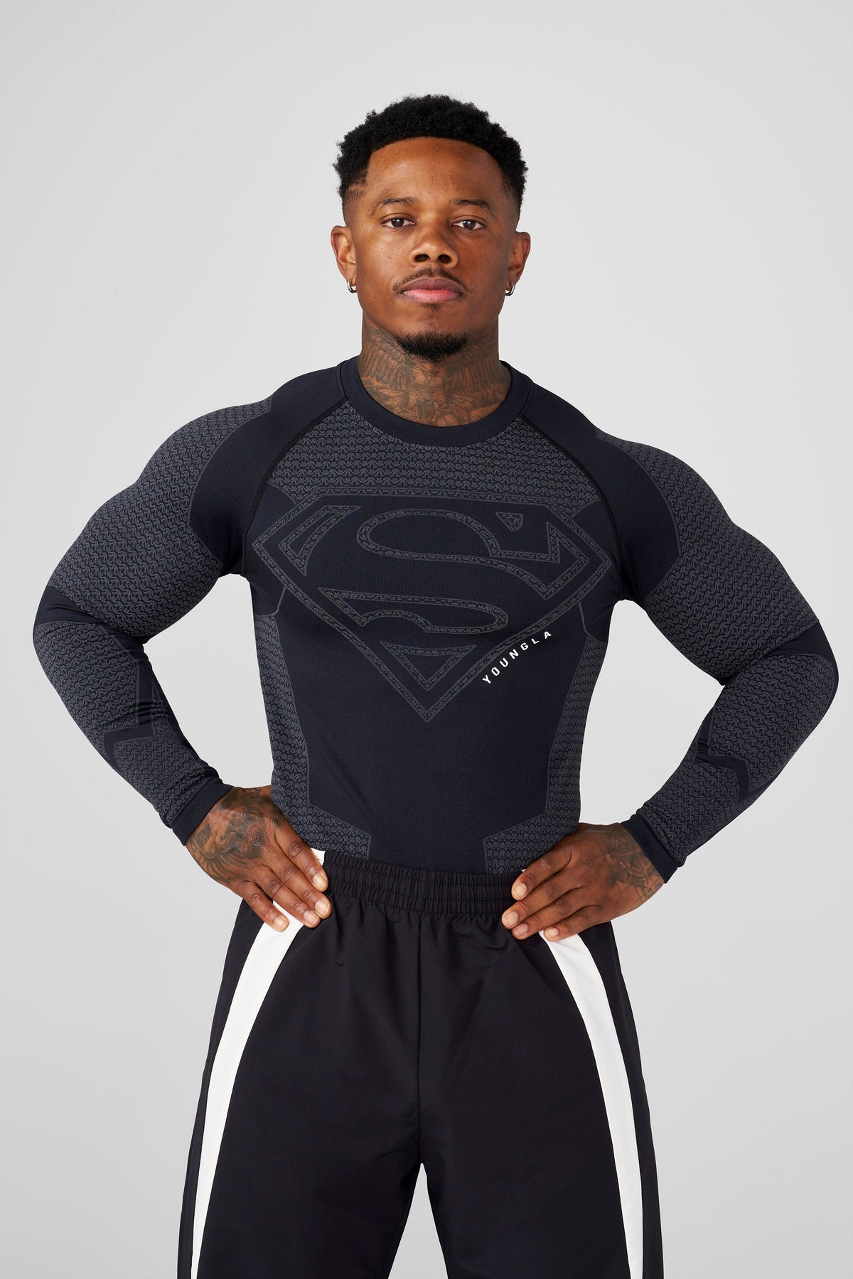 8066 - SUPERMAN COMPRESSION LONGSLEEVES