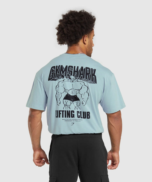 CARTOON LIFTING T-SHIRT