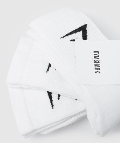 CREW SOCKS 3PK - WHITE