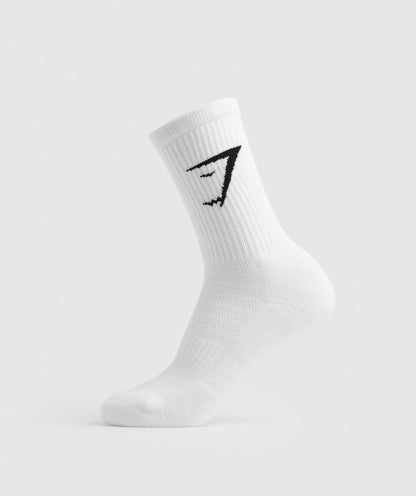 CREW SOCKS 3PK - WHITE