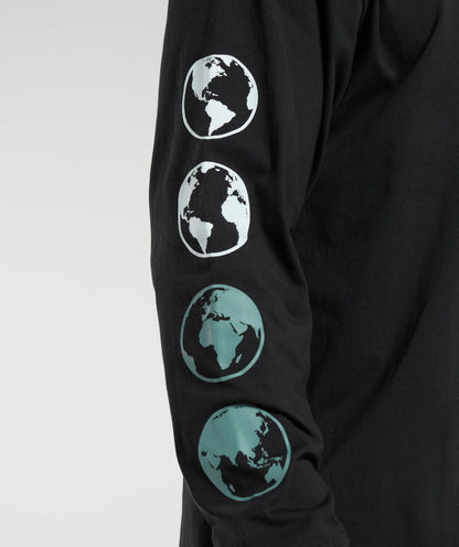 GLOBAL GRAPHIC LONG SLEEVE T-SHIRT