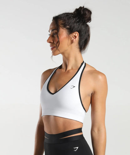REVERSIBLE HALTERNECK SPORTS BRA