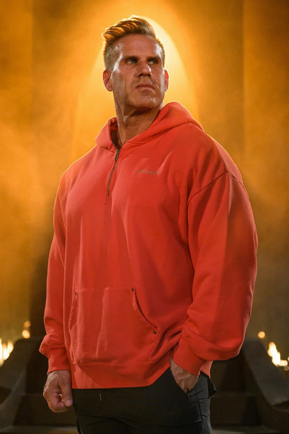 509 - RIVET QUARTER ZIP HOODIE