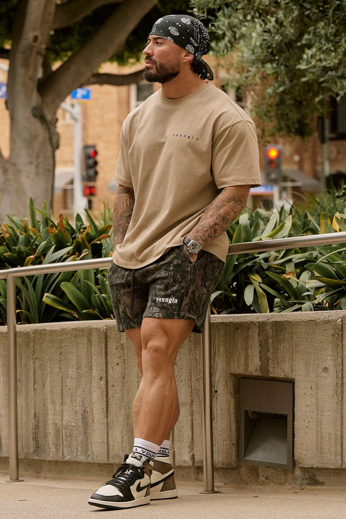 1118 - TREE CAMO COTTON SHORTS