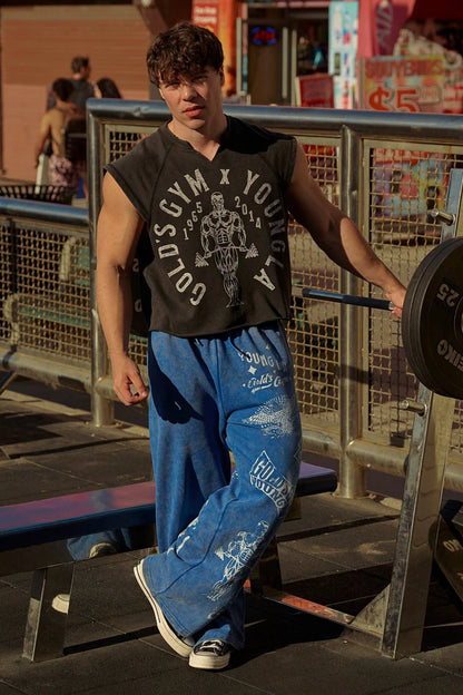 5069 - GOLDS GYM VINTAGE CUT OFFS