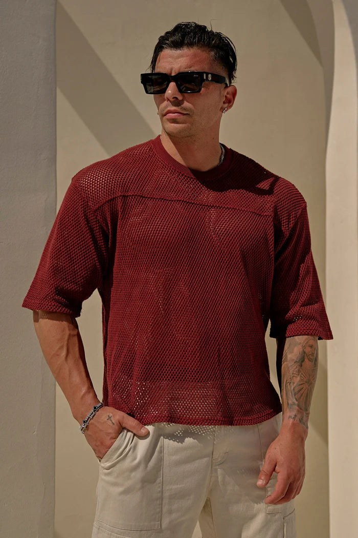4022 - COTTON MESH TEES