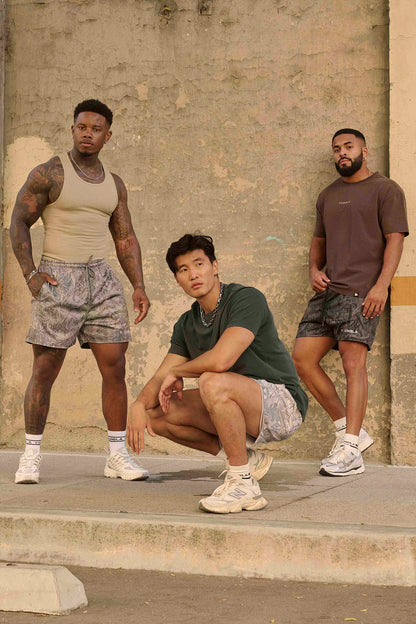 1117 - TREE CAMO MESH SHORTS