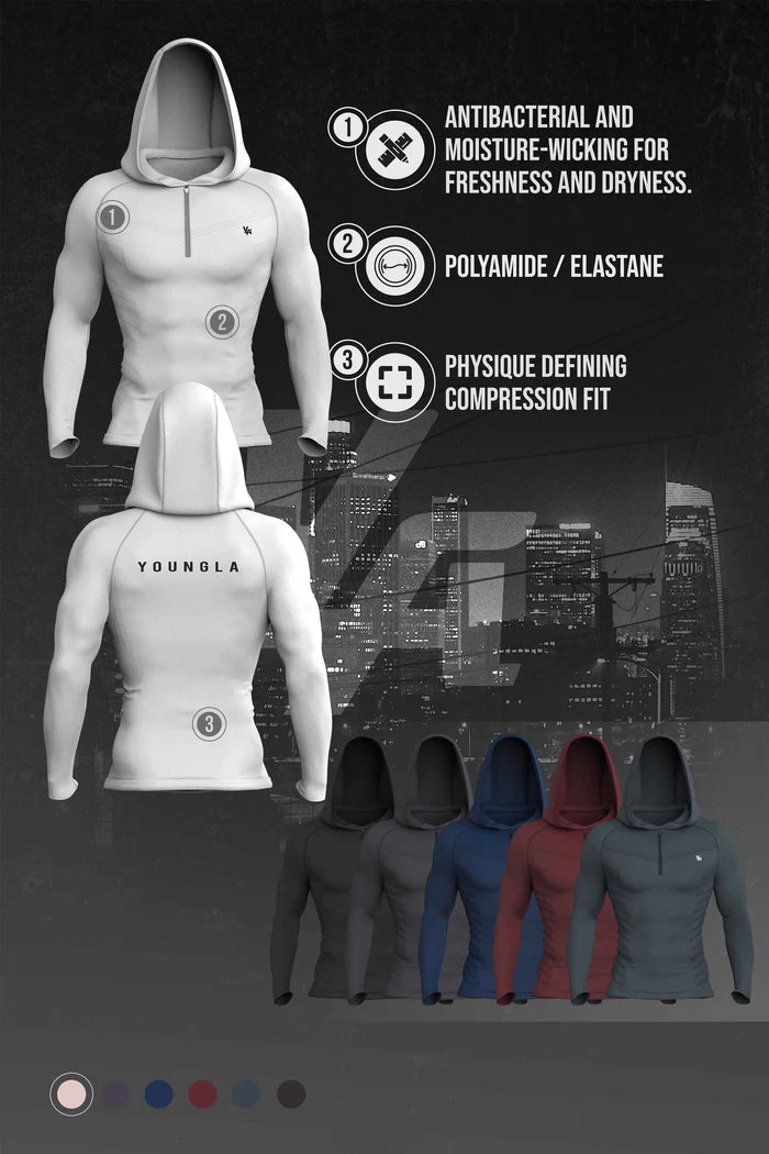 832 - SUPERVILLAIN COMPRESSION HOODIES