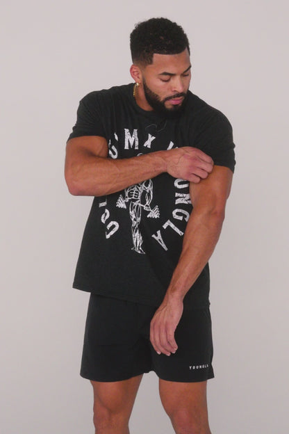 4206 - GOLD'S GYM HEATHER TEES