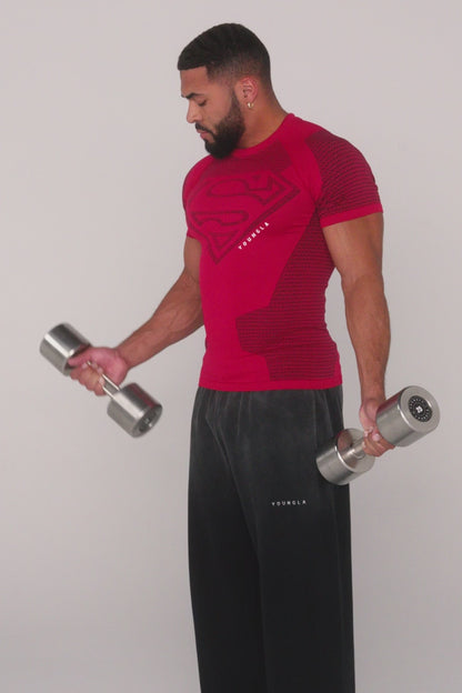 4117 - SUPERMAN COMPRESSION TEES